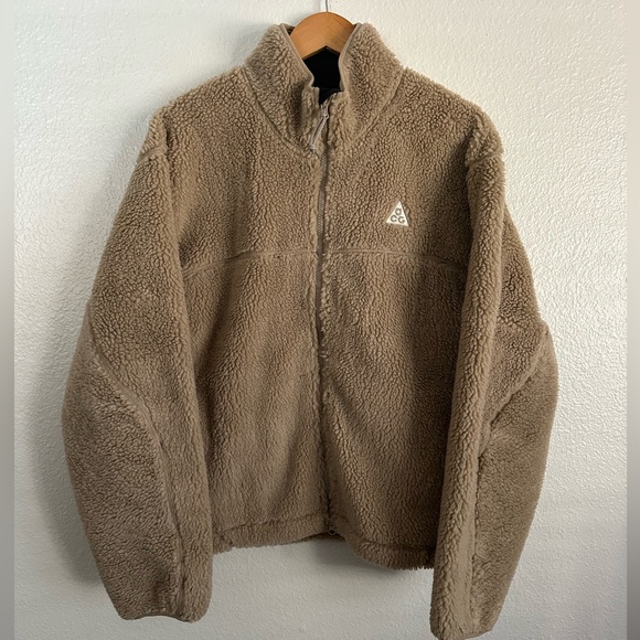 Nike ACG Canwell Glacier Therma-Fit Sherpa Fleece Jacket FV8653 Men’s Size Small - Picture 1 of 10